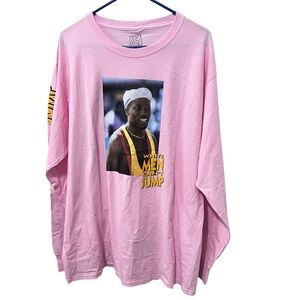 "White Men Can't Jump" Wesley Snipes Women's Pink Long Sleeve